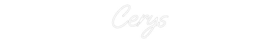 Custom Neon: Cerys - Neon Filter