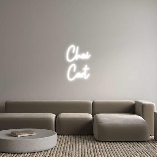 Custom Neon: Chai Cart - Neon Filter