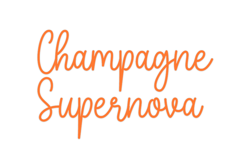 Custom Neon: Champagne Sup... - Neon Filter