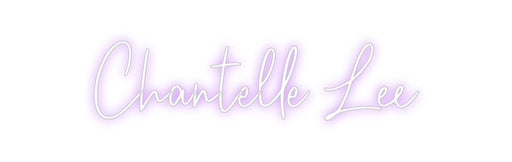 Custom Neon: Chantelle Lee - Neon Filter