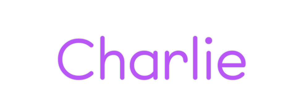 Custom Neon: Charlie - Neon Filter