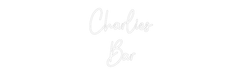 Custom Neon: Charlies Bar - Neon Filter