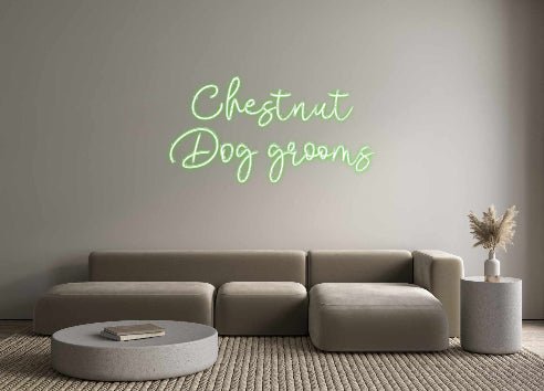 Custom Neon: Chestnut Dog... - Neon Filter