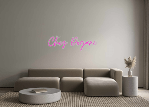 Custom Neon: Chez Degani - Neon Filter