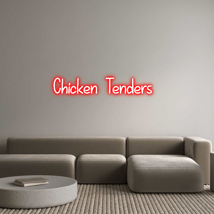 Custom Neon: Chicken Tende... - Neon Filter