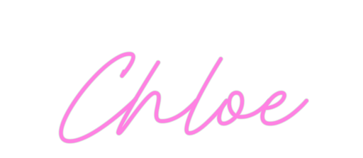 Custom Neon: Chloe - Neon Filter