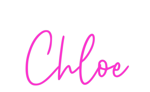 Custom Neon: Chloe - Neon Filter