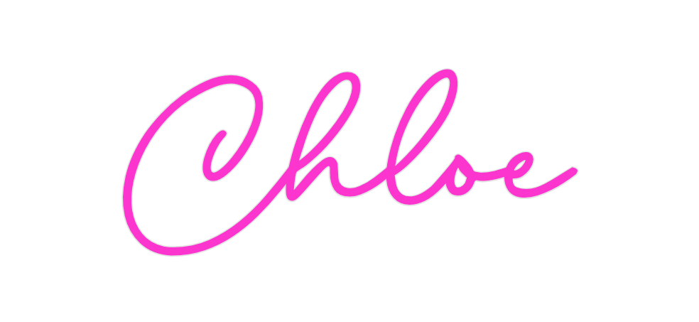 Custom Neon: Chloe - Neon Filter