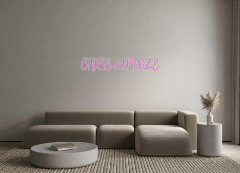 Custom Neon: CHRIS & NICOLE - Neon Filter