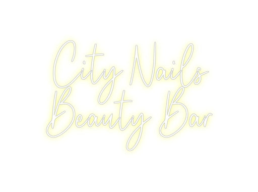 Custom Neon: City Nails B... - Neon Filter