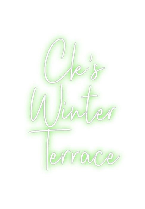 Custom Neon: Ck's Winter ... - Neon Filter