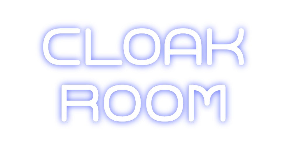 Custom Neon: CLOAK ROOM - Neon Filter