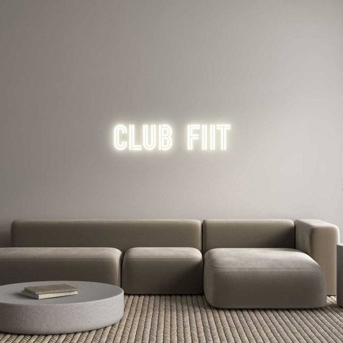 Custom Neon: CLUB FIIT - Neon Filter