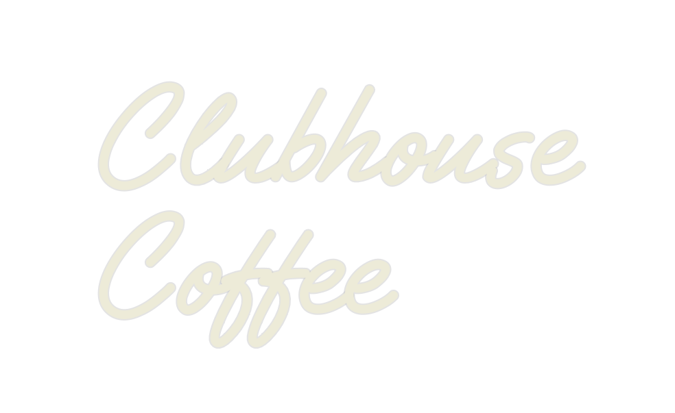 Custom Neon: Clubhouse Cof... - Neon Filter