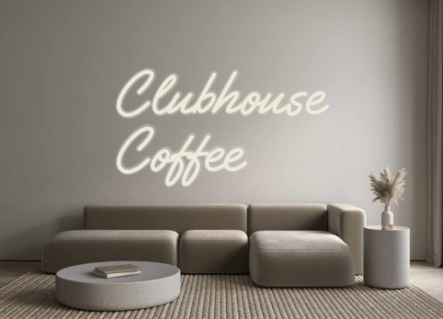 Custom Neon: Clubhouse Cof... - Neon Filter