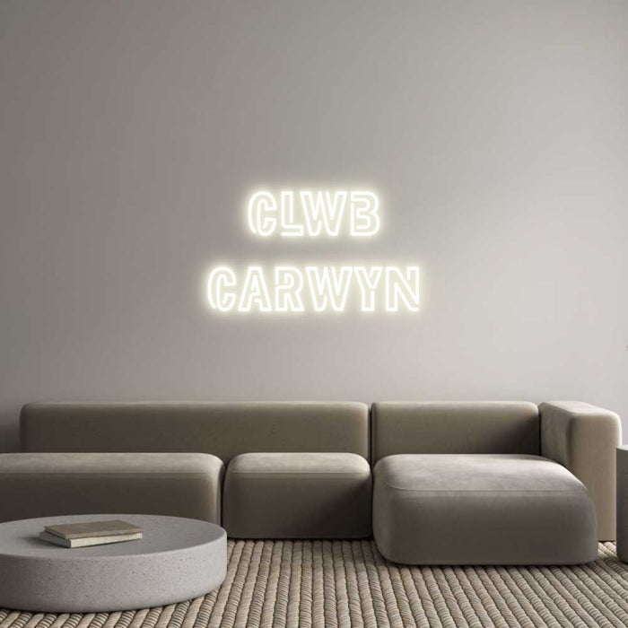 Custom Neon: Clwb Carwyn - Neon Filter