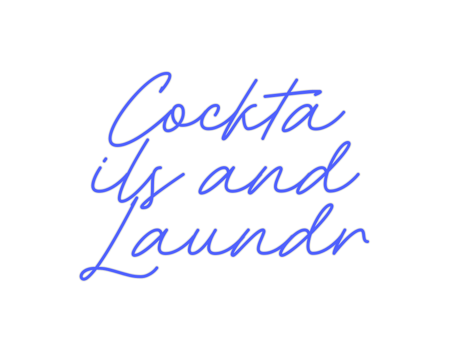 Custom Neon: Cockta ils an... - Neon Filter