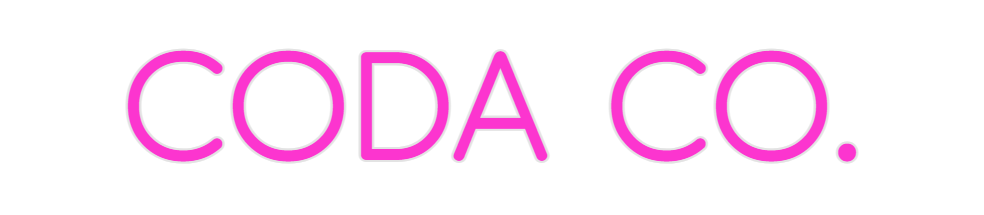 Custom Neon: CODA CO. - Neon Filter