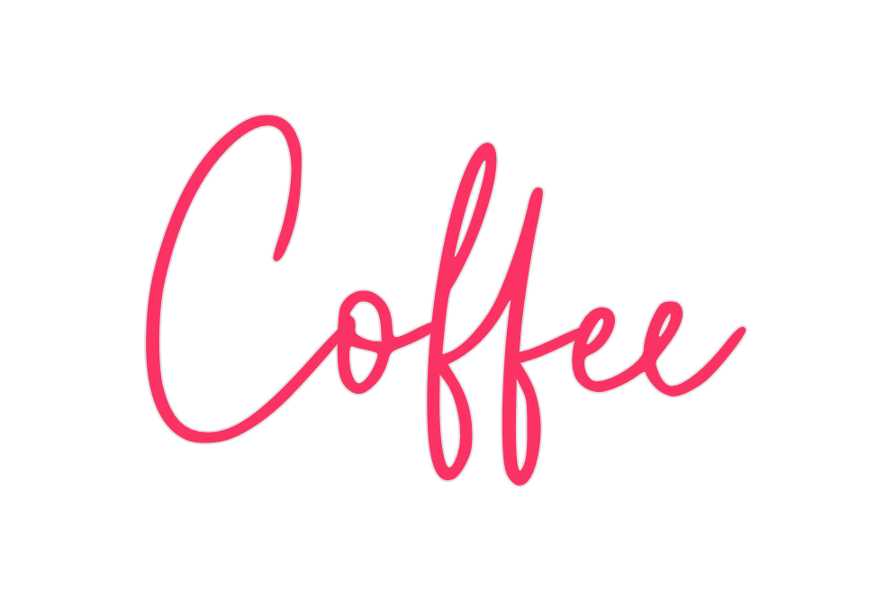 Custom Neon: Coffee - Neon Filter