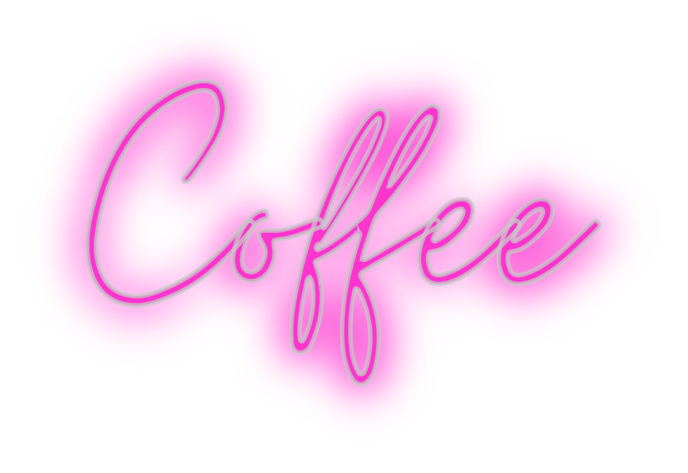 Custom Neon: Coffee - Neon Filter