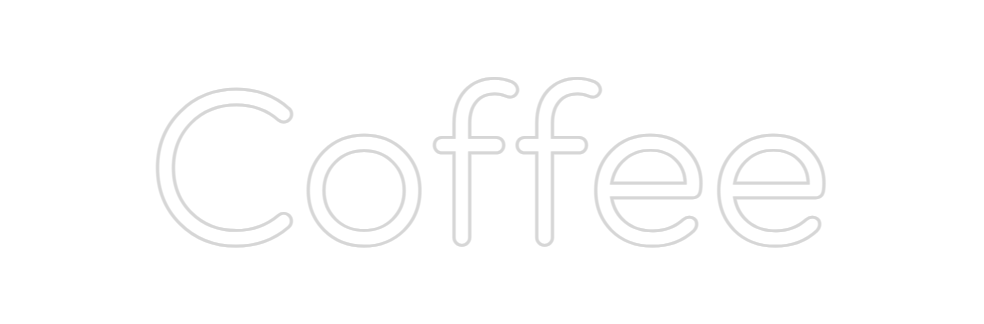 Custom Neon: Coffee - Neon Filter