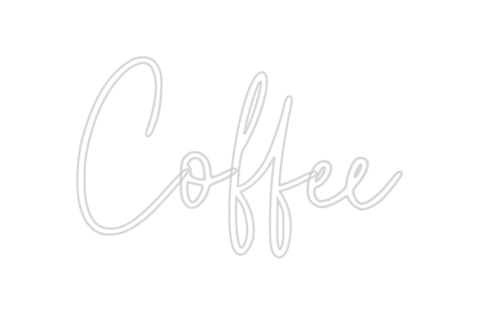 Custom Neon: Coffee - Neon Filter