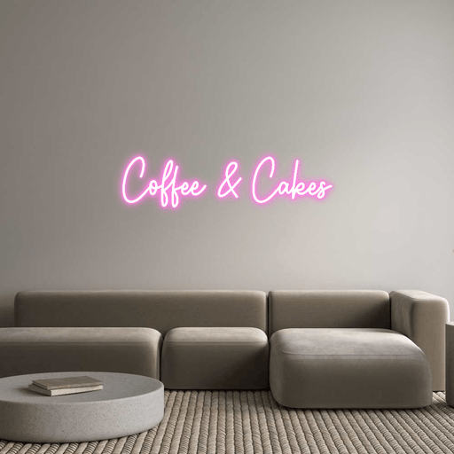 Custom Neon: Coffee & Cakes - Neon Filter