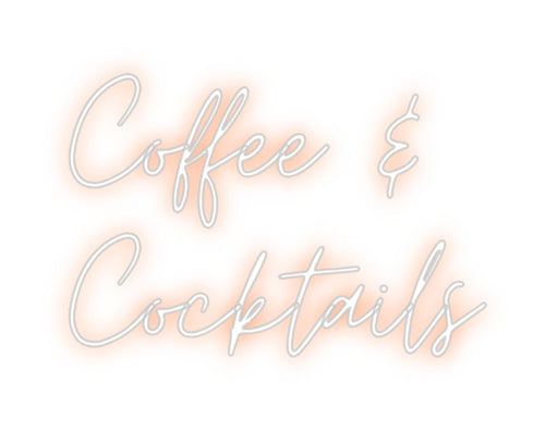 Custom Neon: Coffee & Coc... - Neon Filter