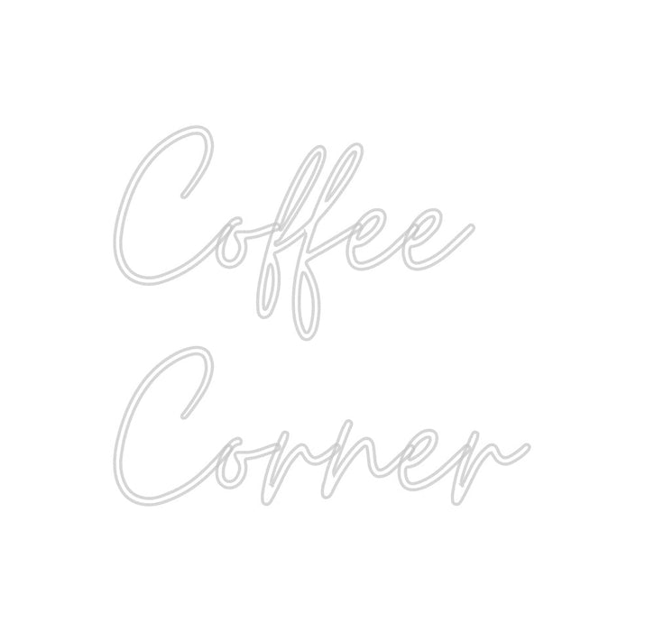 Custom Neon: Coffee Corner - Neon Filter