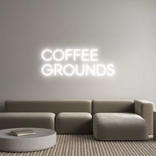 Custom Neon: COFFEE GROUNDS - Neon Filter