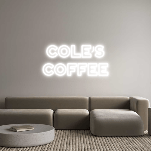 Custom Neon: Cole's Coffee - Neon Filter