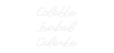 Custom Neon: Colette Isab... - Neon Filter