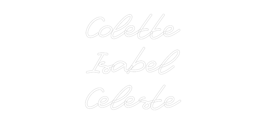 Custom Neon: Colette Isab... - Neon Filter