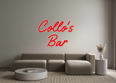 Custom Neon: Collo’s Bar - Neon Filter