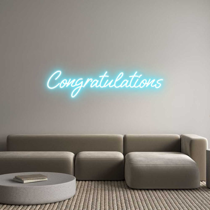 Custom Neon: Congratulations - Neon Filter