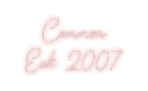 Custom Neon: Connor Est ... - Neon Filter