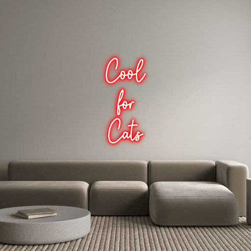 Custom Neon: Cool for Cats - Neon Filter