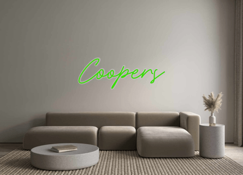 Custom Neon: Coopers - Neon Filter