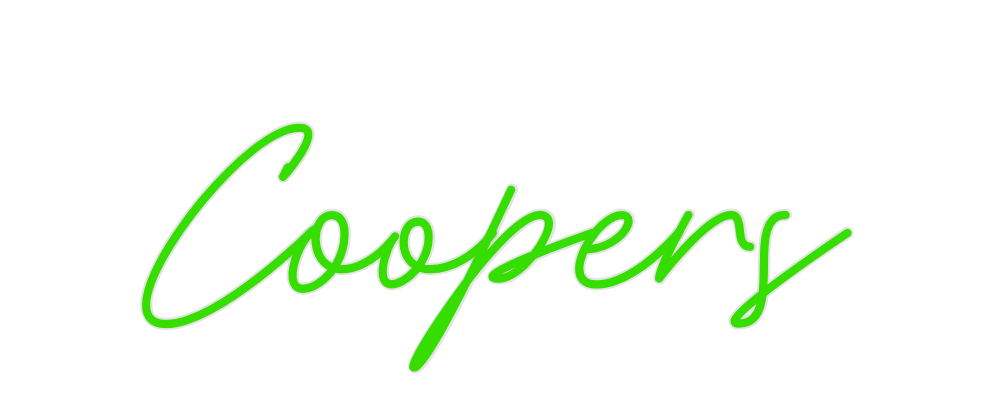 Custom Neon: Coopers - Neon Filter