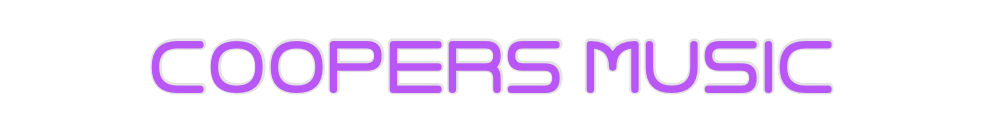 Custom Neon: Coopers music - Neon Filter