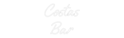 Custom Neon: Costas Bar - Neon Filter