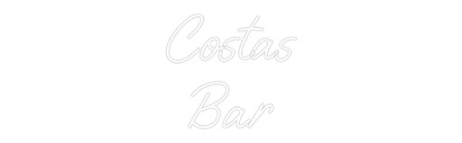 Custom Neon: Costas Bar - Neon Filter