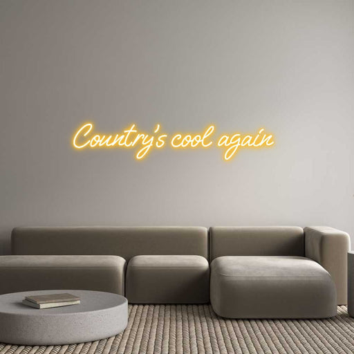 Custom Neon: Country’s coo... - Neon Filter