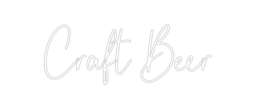 Custom Neon: Craft Beer - Neon Filter