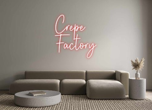 Custom Neon: Crepe Factory - Neon Filter