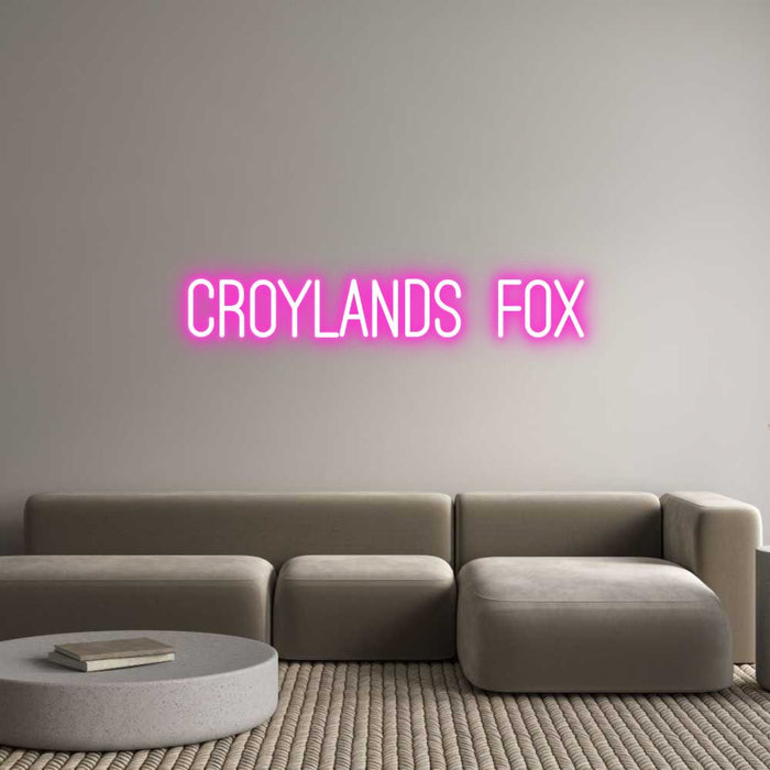 Custom Neon: Croylands Fox - Neon Filter