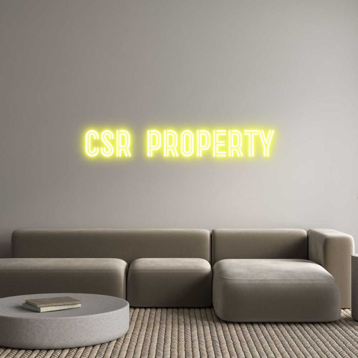 Custom Neon: Csr property - Neon Filter