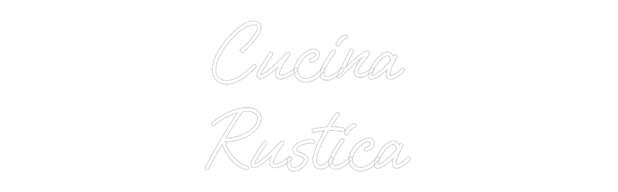 Custom Neon: Cucina Rustica - Neon Filter