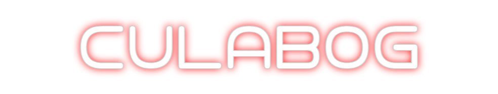 Custom Neon: Culabog - Neon Filter