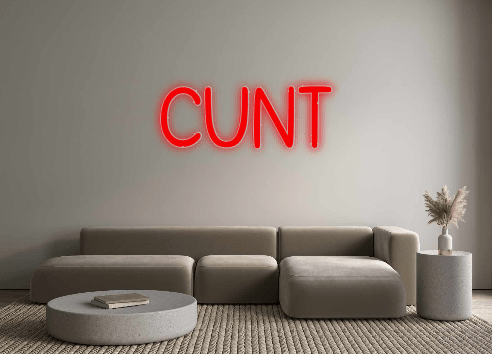 Custom Neon: cunt - Neon Filter